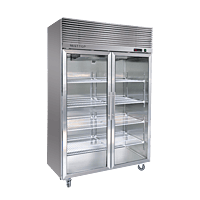 Double Glass Door Upright Fridge/CRT48-2SG