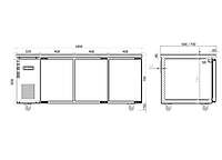Under Bench Freezer 1800mm/CUF18-3
