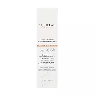 CURIELAB INTENSIVE BRIGHTENING SUN CREAM SPF50+