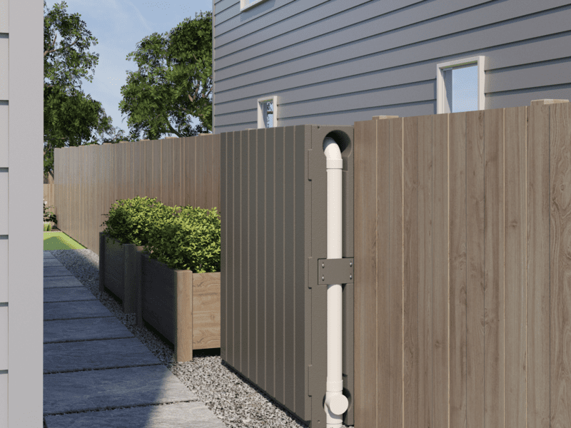 FenceTank 1000L - Slate Grey FenceTank 1000L - Slate Grey