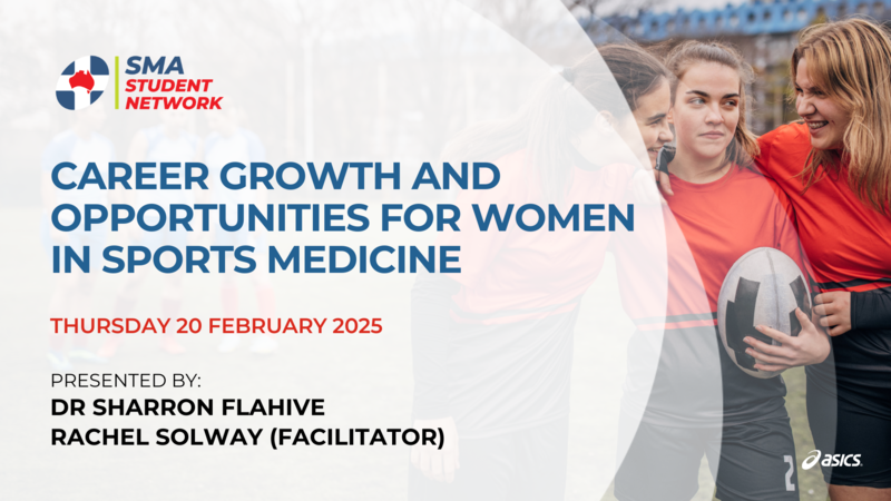 WEBINAR: Career growth and opportunities for women in sports medicine