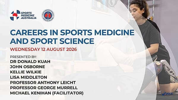 WEBINAR: Careers in Sports Medicine and Sports Science