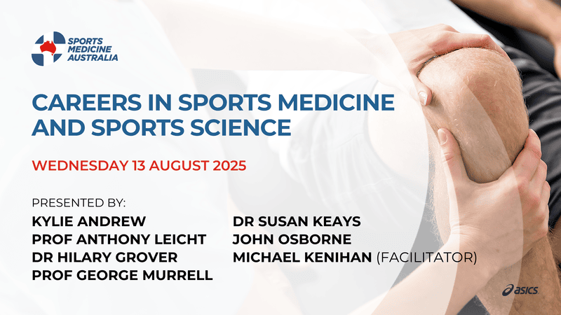 WEBINAR: Careers in sports medicine and sports science