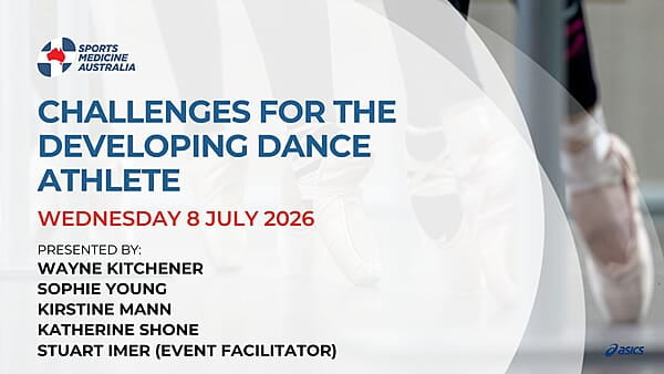 WEBINAR: Challenges for the Developing Dance Athlete WEBINAR: Challenges for the Developing Dance Athlete