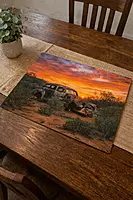 Car Sunset Placemat