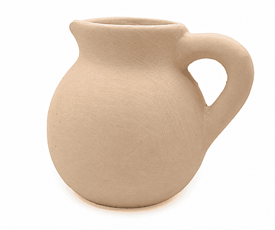 Ceramic 2.5" tall Oil Jug for Decoration - Single arts and craft item sold in bulk Ceramic 2.5" tall Oil Jug for Decoration - Single arts and craft item sold in bulk