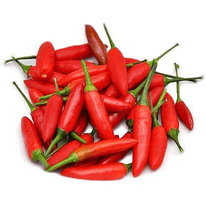 Fresh  Chilli Bird eye (Red) per kg