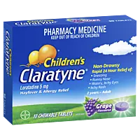 Claratyne Children's Hayfever Allergy Relief Tablets 10 pack
