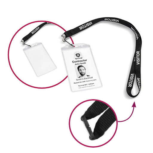 Clear Pocket on Lanyard (10 pk) Clear Pocket on Lanyard (10 pk)