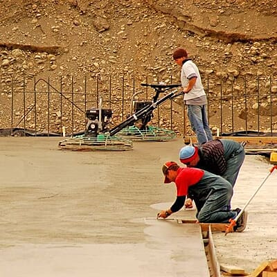 CONCRETE SLABS - POUR AND FINISH