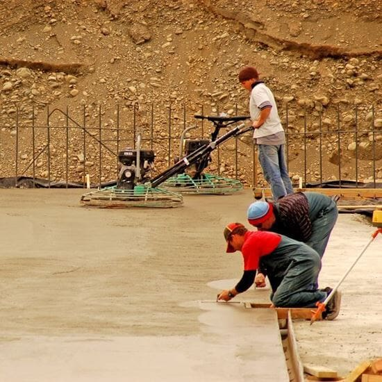 CONCRETE SLABS - POUR AND FINISH CONCRETE SLABS - POUR AND FINISH