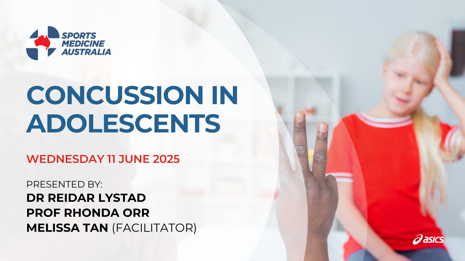 WEBINAR: Concussion in adolescents WEBINAR: Concussion in adolescents