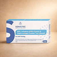 1P Sonictec 4 in 1 Test RSV, Covid-19,Influenza A&B Antigen Single Test kit