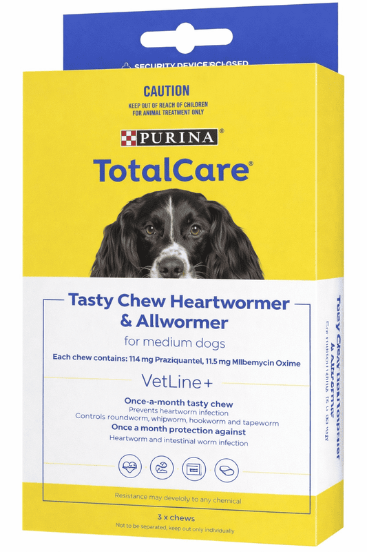 Nestle Purina TTLCR HeartWorm Allworm Medium Dogs