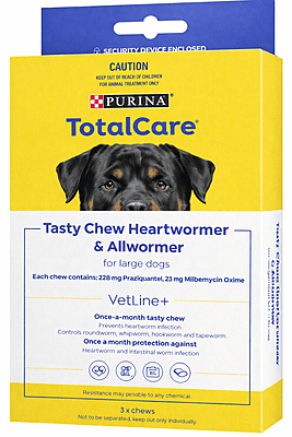 Nestle Purina TTLCR HeartWorm AllWorm Large Dogs