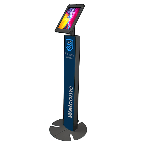 Custom Branded Enclosed iPad Floor Stand