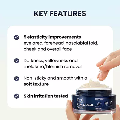 DR.G BLACK SNAIL CREAM 50ML+50ML+15ML