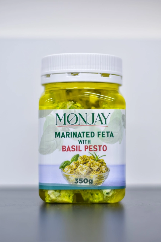 Marinated Feta with Basil Pesto Spread - 350G