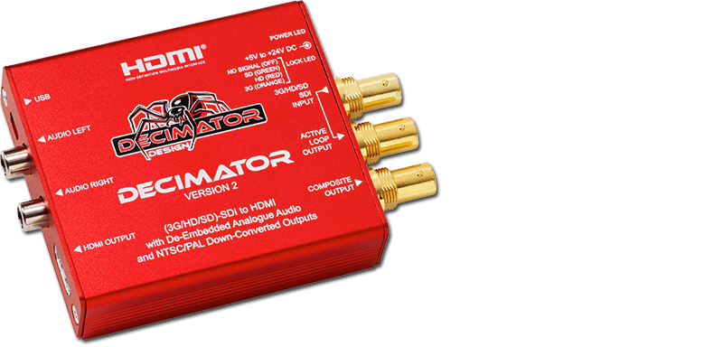 Decimator Version 2 (SDI - HDMI) Decimator Version 2 (SDI - HDMI)