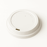 Paper Cup Lids White, 50pcs