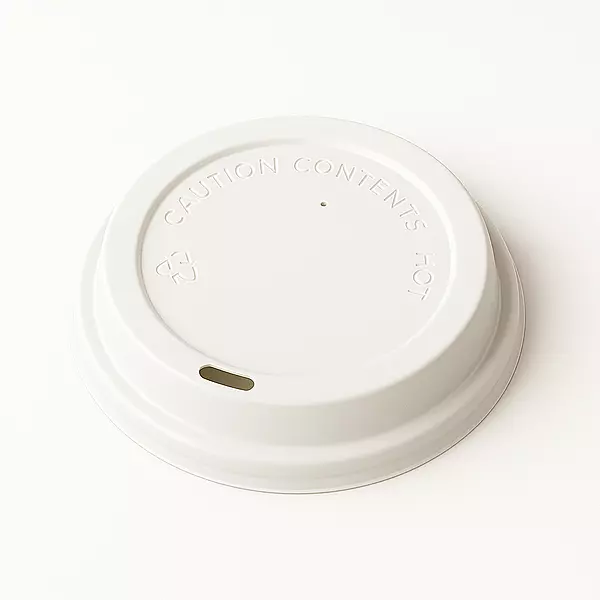Paper Cup Lids White, 50pcs