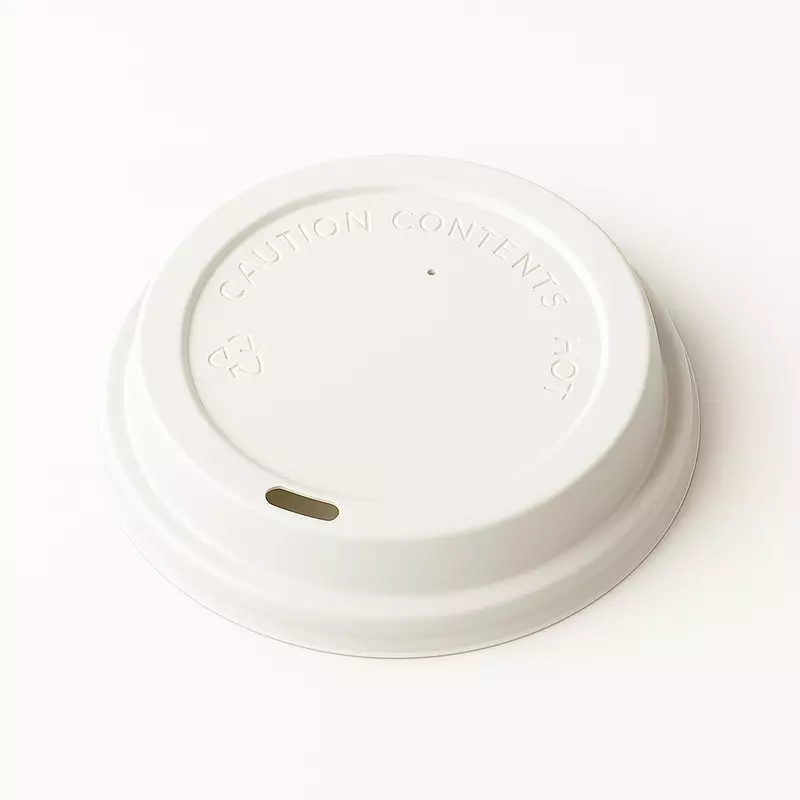 Paper Cup Lids White, 50pcs