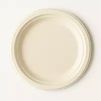 Sugarcane Round Plates, 50pcs