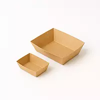 Kraft Boat Tray, 50pcs/unit