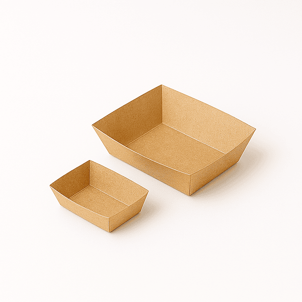 Kraft Boat Tray, 50pcs/unit