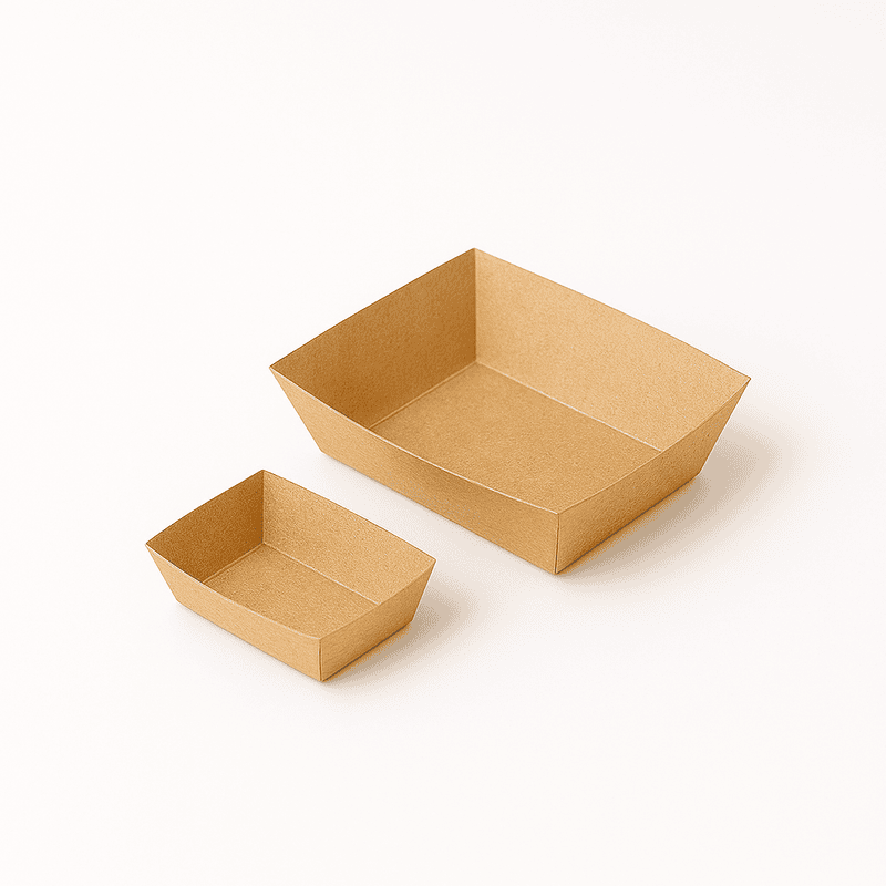 Kraft Boat Tray, 50pcs/unit