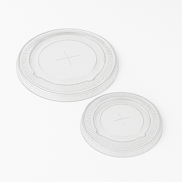 Plastic Cup Flat Lids