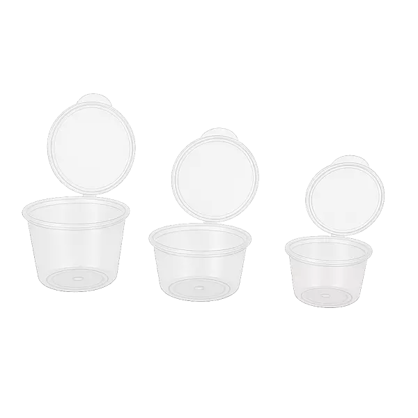 Novex Sauce Container Attached Lid, 50 pcs/unit