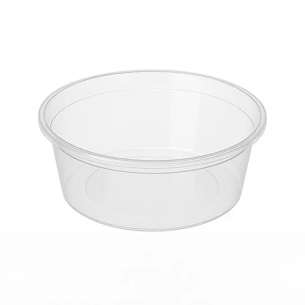 Novex Round Container Clear 280ml, 50 pcs/unit