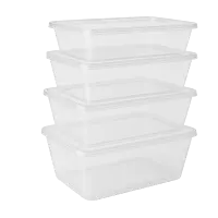 Novex Rectangular Container Clear, 50 pcs/unit