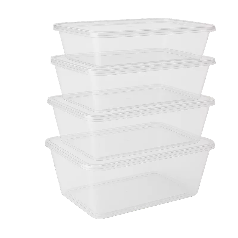Novex Rectangular Container Clear, 50 pcs/unit