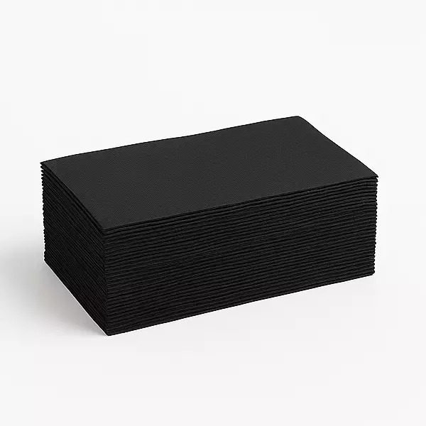 Dinner Napkin Black, 1000 Sheets/ctn (Economical)