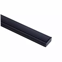 Micro LED Profile Matt Black without Lip