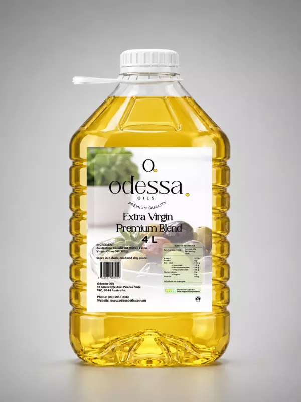 Extra Virgin Premium Blend (10% EVOO 90% Sunflower) - 4L - Bottle