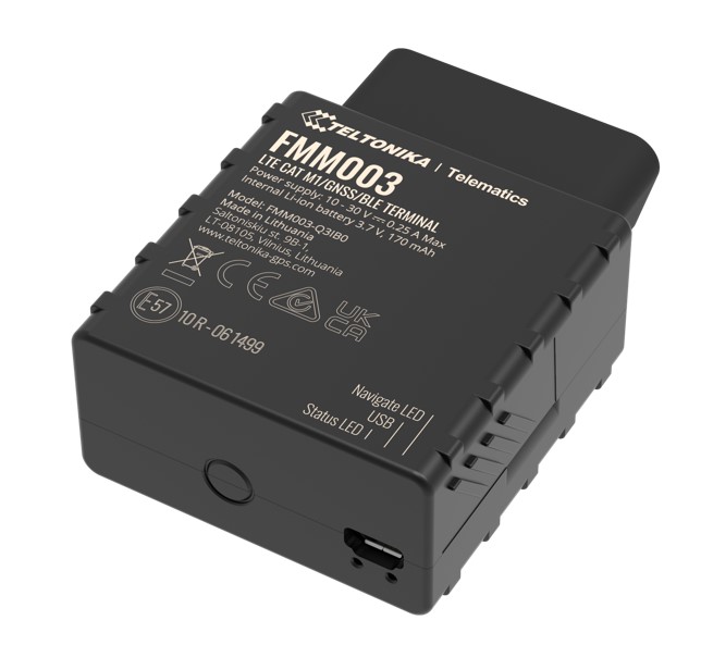 Teltonika FMM003 OBD GPS Tracker – 4G Cat M1 with OEM Data & Bluetooth