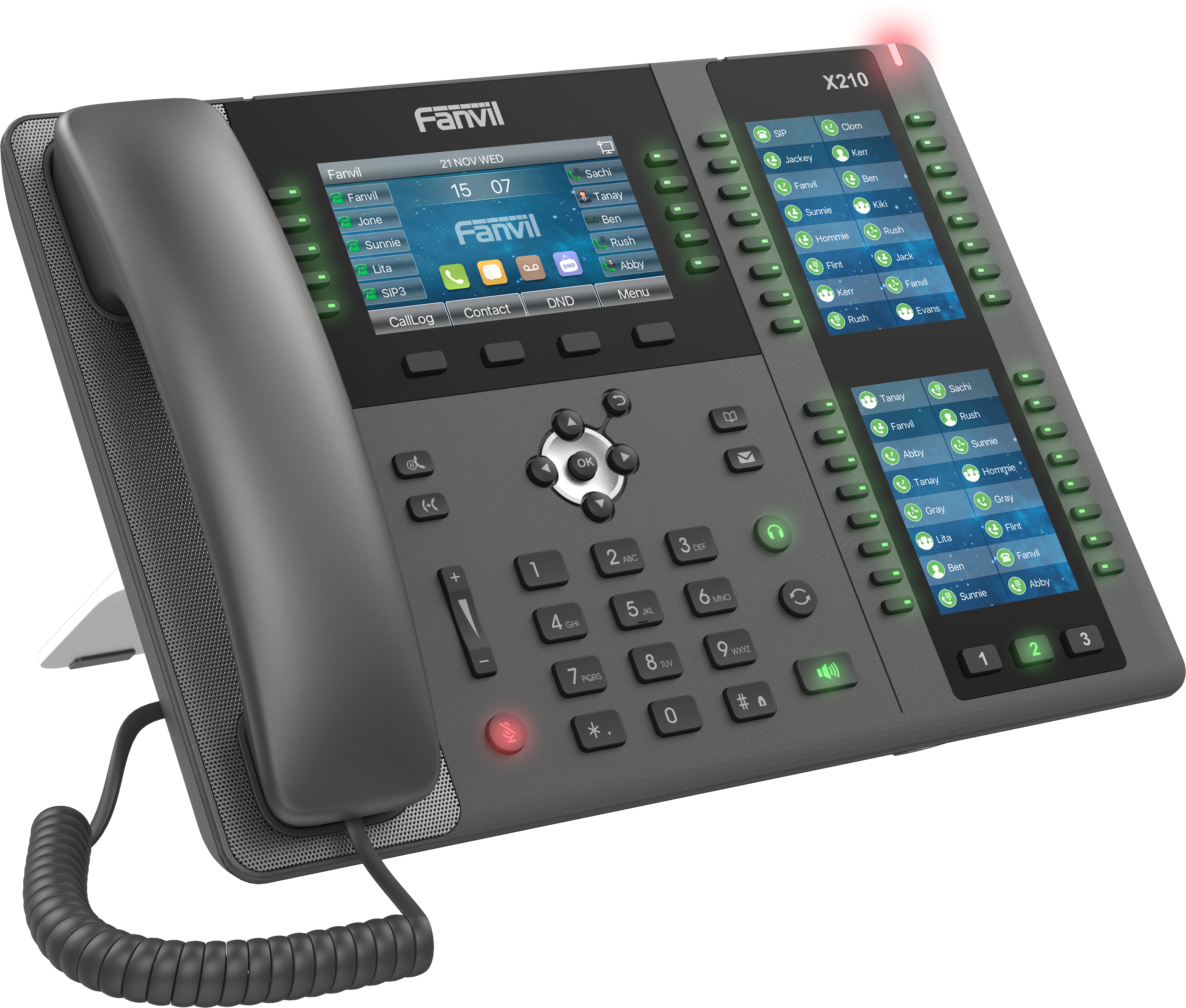 X210 Fanvil Enterprise IP Phone – Built-in Bluetooth