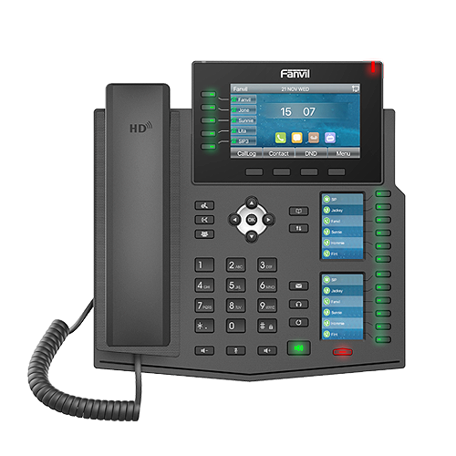 X6U  Fanvil Deluxe IP Phone – 3 Colour Displays