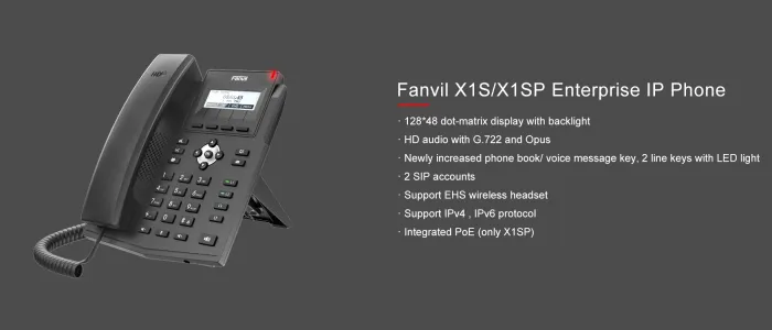 Fanvil X1SP Enterprise IP Phone Fanvil X1SP Enterprise IP Phone