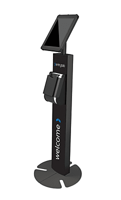 Entrytab iPad Floor Stand With Printer Mount Entrytab iPad Floor Stand With Printer Mount