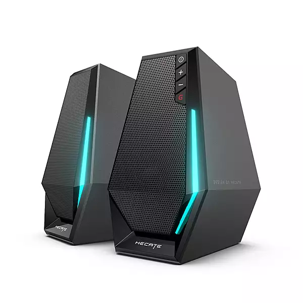 Edifier G1500 Wireless Gaming Speakers - 2.5 Drivers 12 RGB Settings Bluetooth V5.3/Aux/USB Gaming RGB Speakers