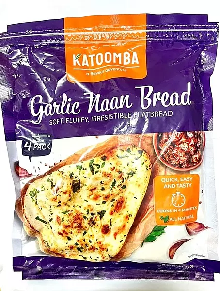 KT Garlic Naan 4Pc