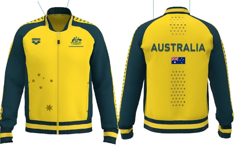 AUS TRACK JACKET GOLD (UNISEX)