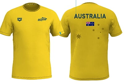 M AUS T-SHIRT  [GOLD]