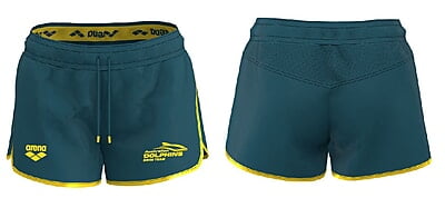 W GREEN SHORTS [DOLPHINS]