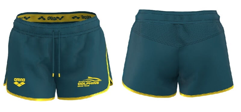 W GREEN SHORTS [DOLPHINS]