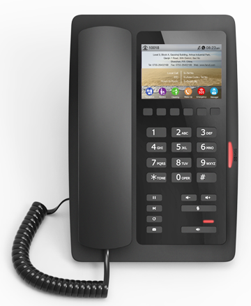 H5 – Fanvil Deluxe SIP Hotel Phone with Colour LCD Screen